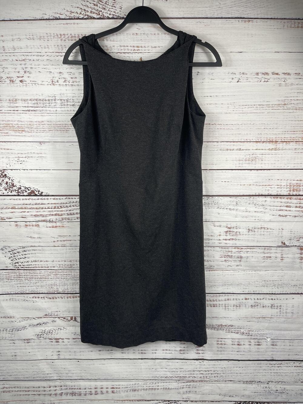MM Lafleur Dress Women's Size 14 Gray Lydia Twisted Strap Sleeveless Sheath